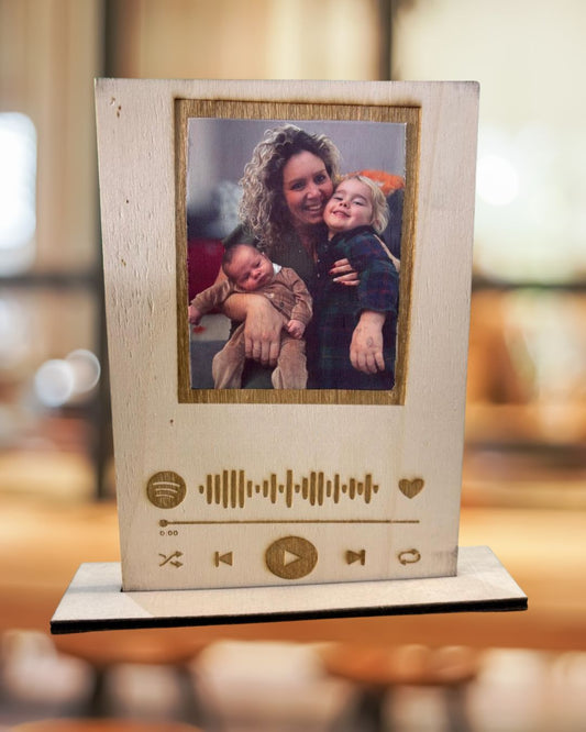 Cornice con foto e canzone personalizzabile
